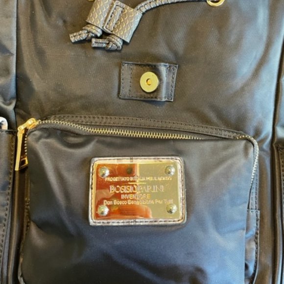 NWT Bosisio Parini Black Italy Design Backpack Shoulder Bag main image 12